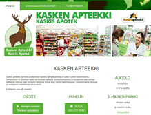 Tablet Screenshot of kaskenapteekki.fi